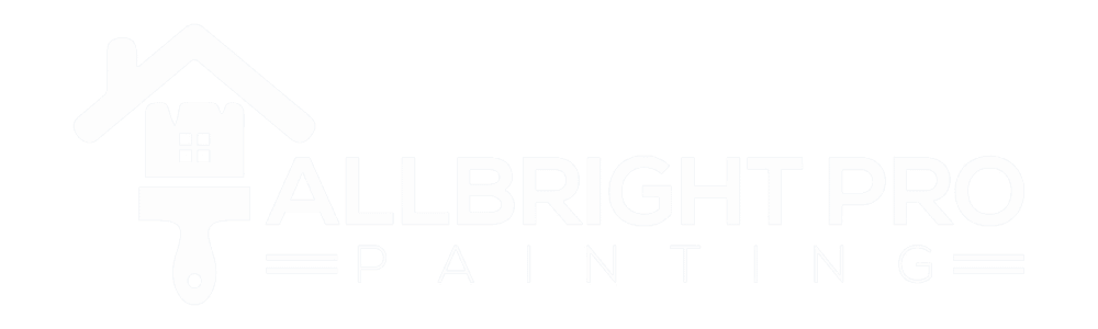 Logo White Allbright Pro Painting