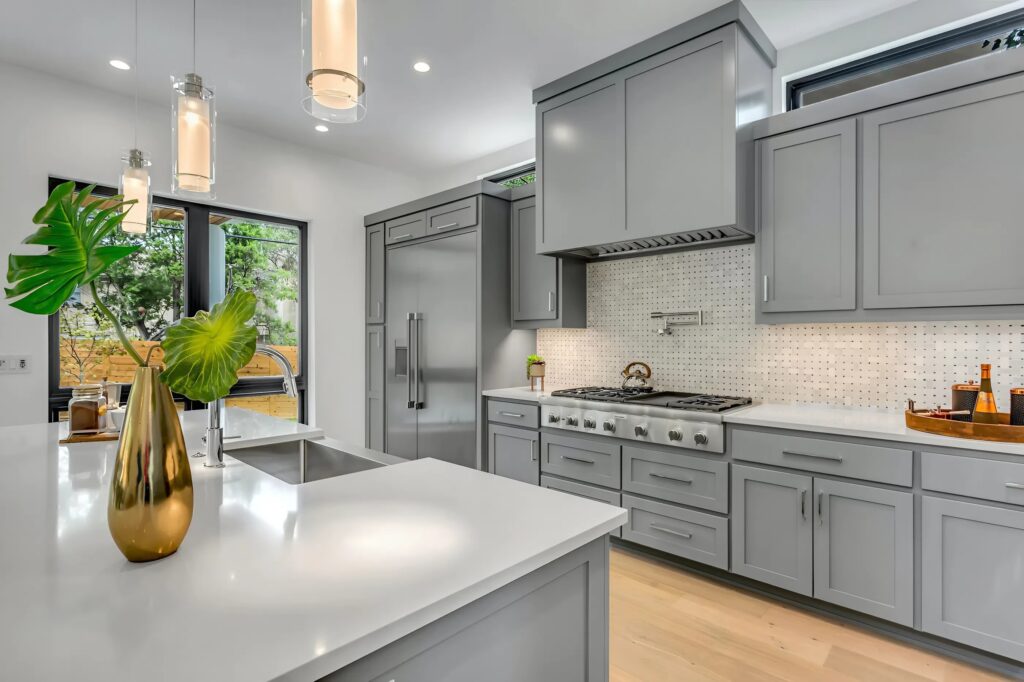 Elegant cabinet painting in Brentwood, TN
