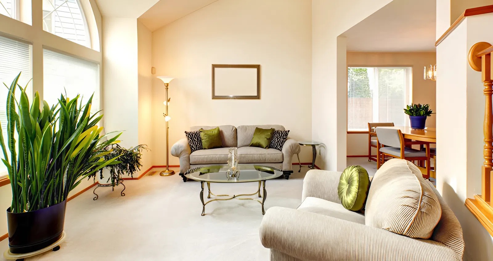 Interior painting project in Belle Meade, TN, showcasing harmonious color flow between rooms